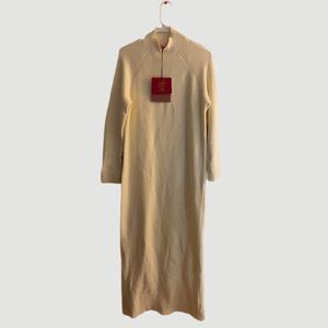 Pashmina Cream Midi Dress